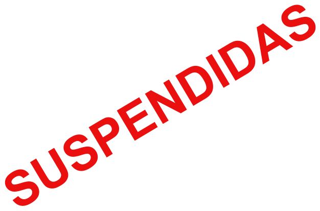 SUSPENDIDAS